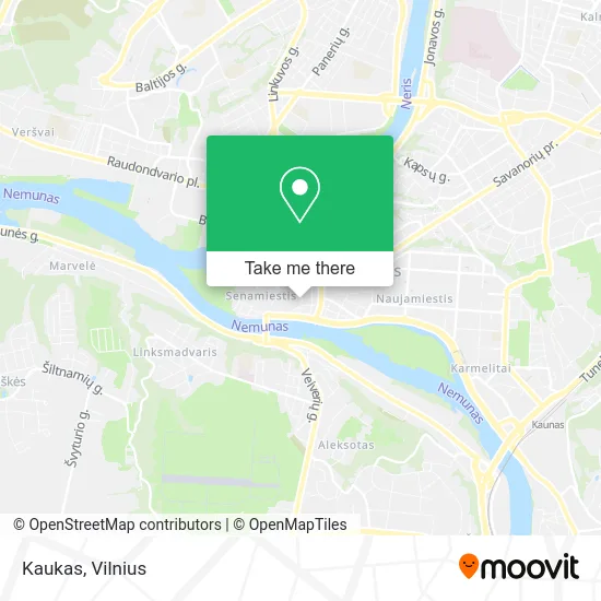 Карта Kaukas