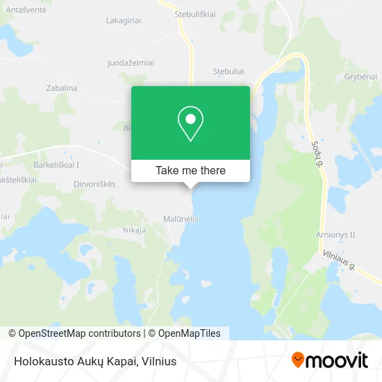 Карта Holokausto Aukų Kapai