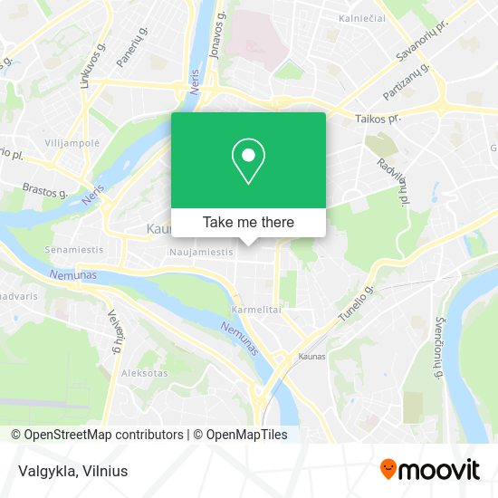 Карта Valgykla