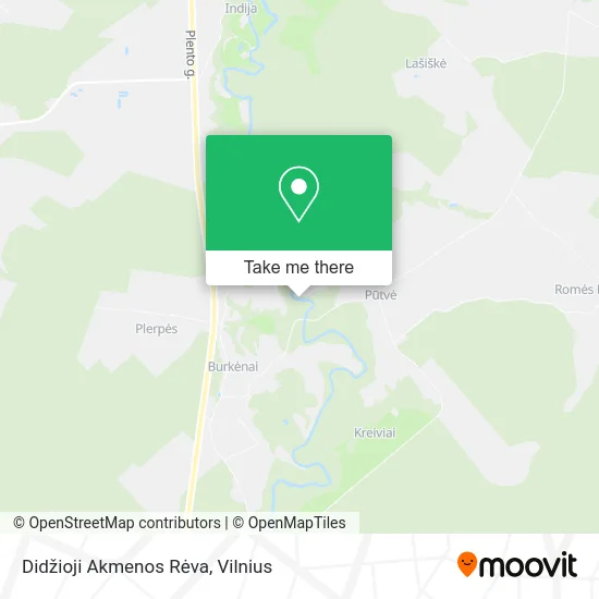 Карта Didžioji Akmenos Rėva