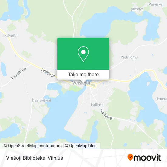 Карта Viešoji Biblioteka