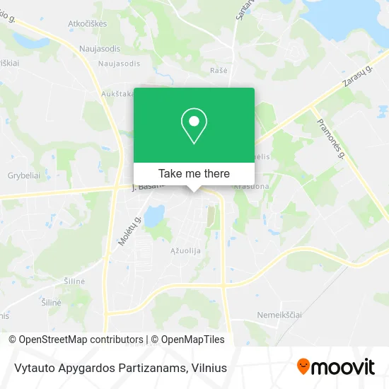 Vytauto Apygardos Partizanams map