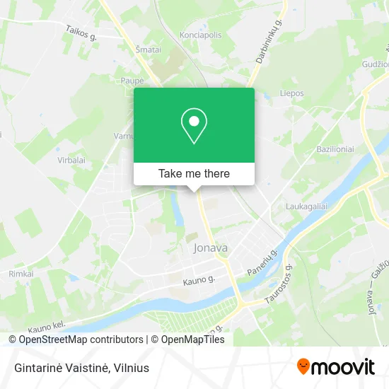 Карта Gintarinė Vaistinė