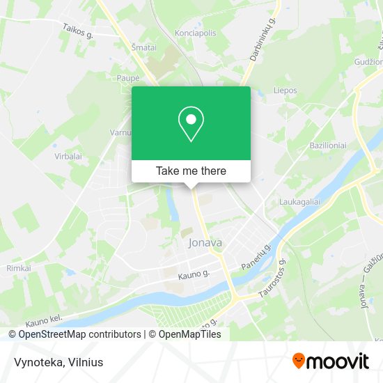 Карта Vynoteka