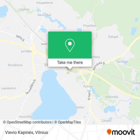 Карта Vievio Kapinės