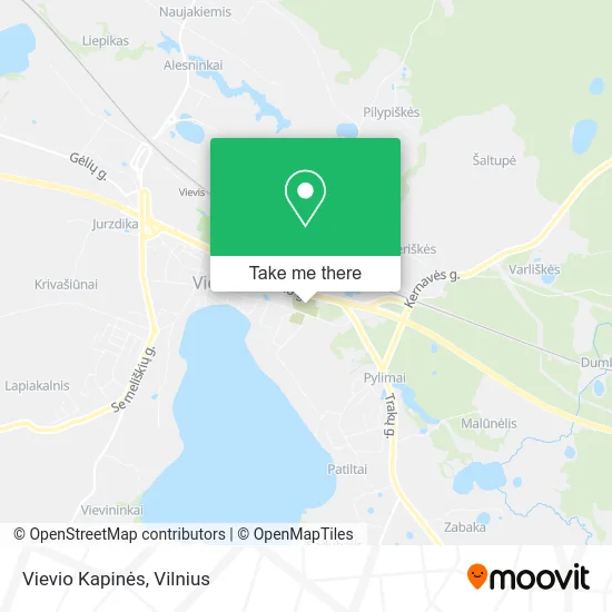 Карта Vievio Kapinės