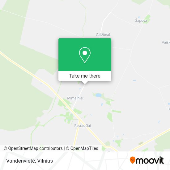 Карта Vandenvietė