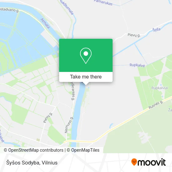 Šyšos Sodyba map