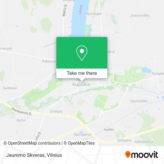 Карта Jaunimo Skveras