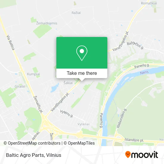 Карта Baltic Agro Parts