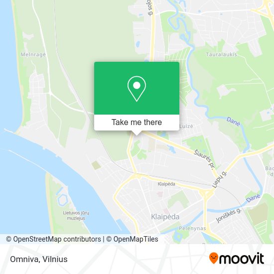 Карта Omniva