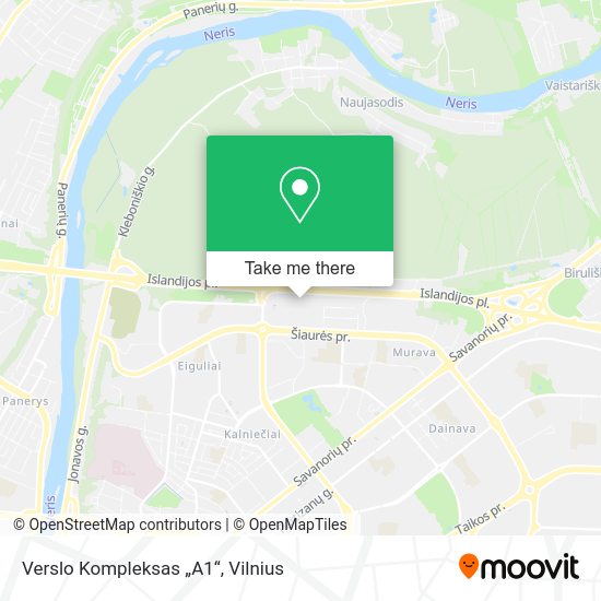 Карта Verslo Kompleksas „A1“