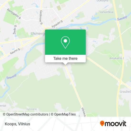 Карта Koops