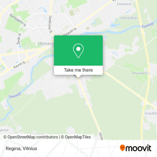Карта Regina