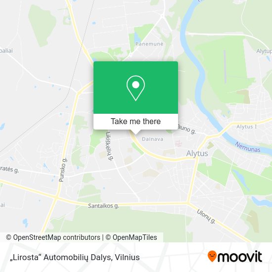 Карта „Lirosta“ Automobilių Dalys