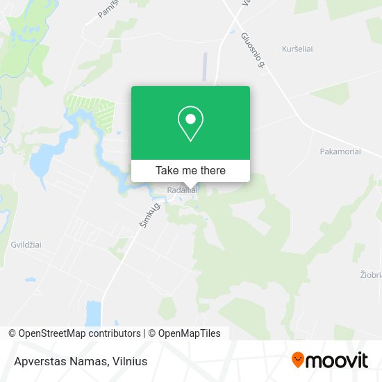 Карта Apverstas Namas
