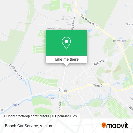 Карта Bosch Car Service