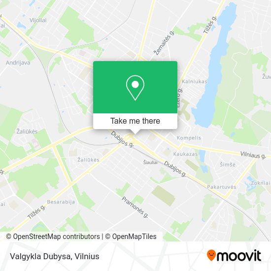 Карта Valgykla Dubysa