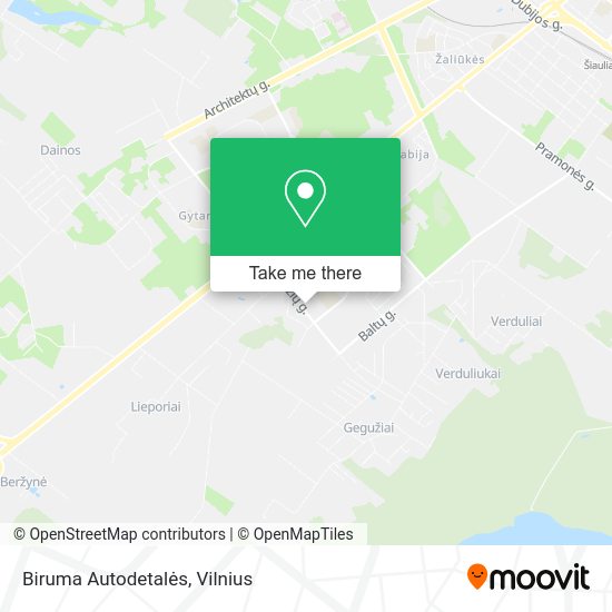 Карта Biruma Autodetalės