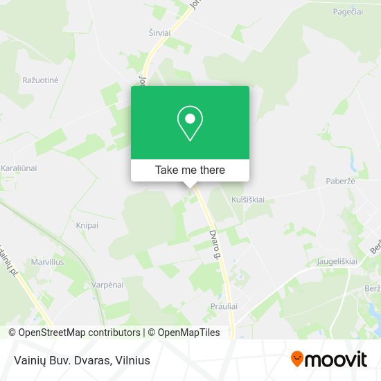 Карта Vainių Buv. Dvaras