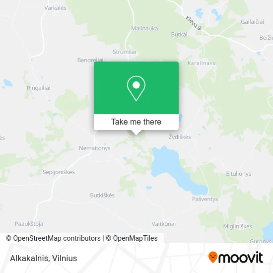 Карта Alkakalnis
