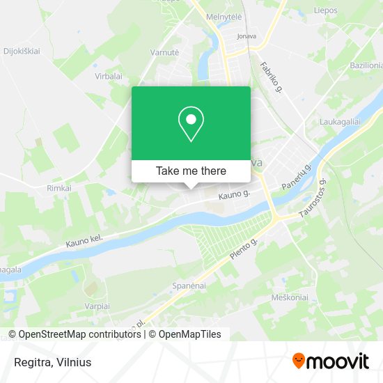 Карта Regitra