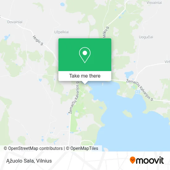 Карта Ąžuolo Sala