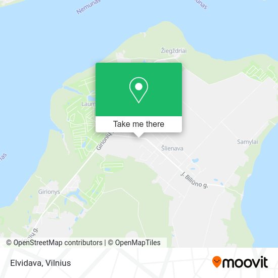 Карта Elvidava