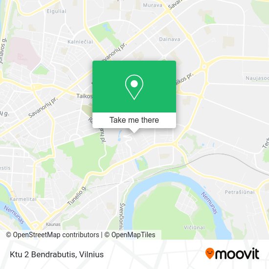 Карта Ktu 2 Bendrabutis