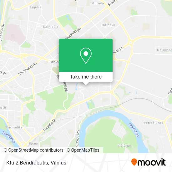 Карта Ktu 2 Bendrabutis