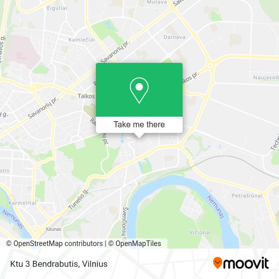 Карта Ktu 3 Bendrabutis