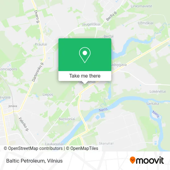 Карта Baltic Petroleum