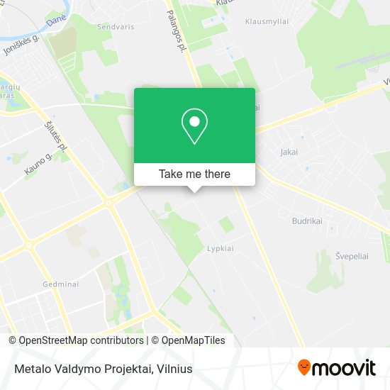 Карта Metalo Valdymo Projektai