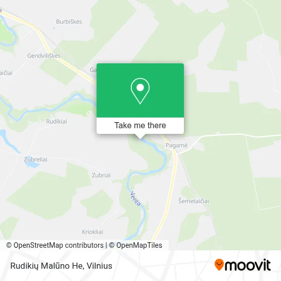 Rudikių Malūno He map