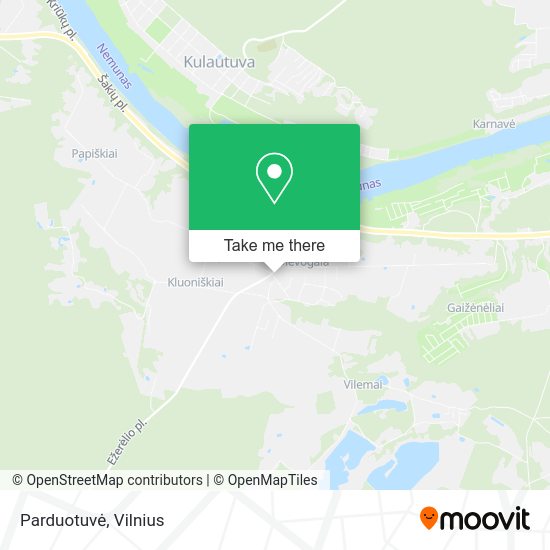 Карта Parduotuvė
