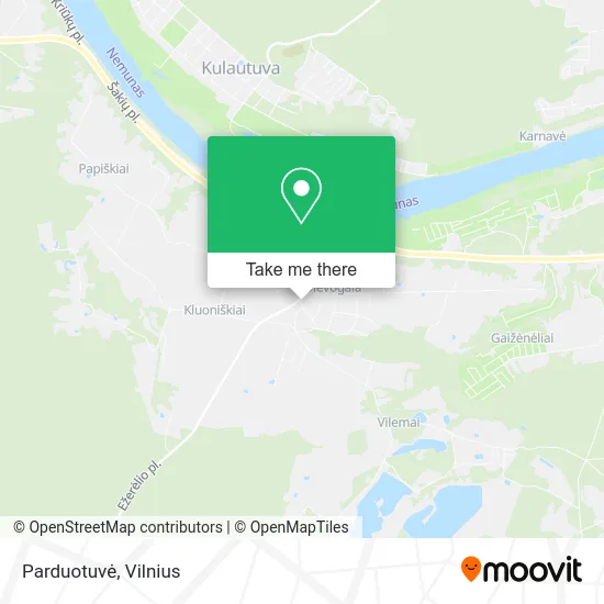 Карта Parduotuvė