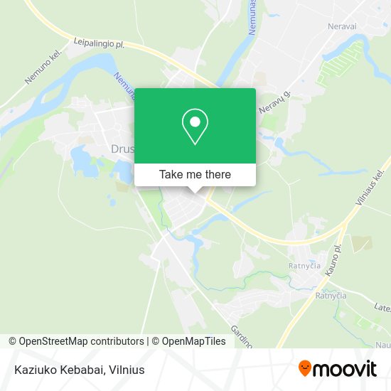 Карта Kaziuko Kebabai