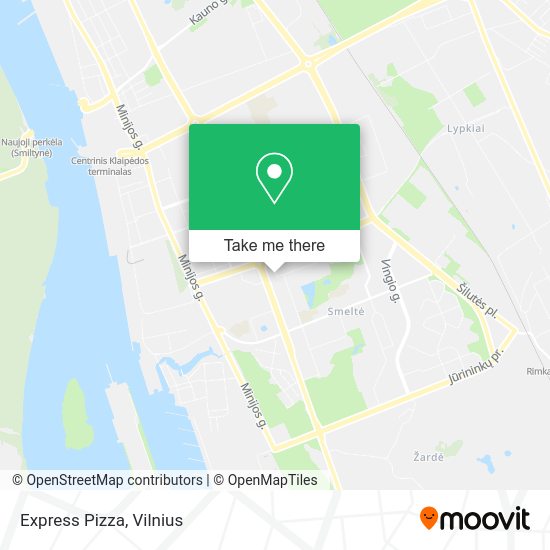 Карта Express Pizza