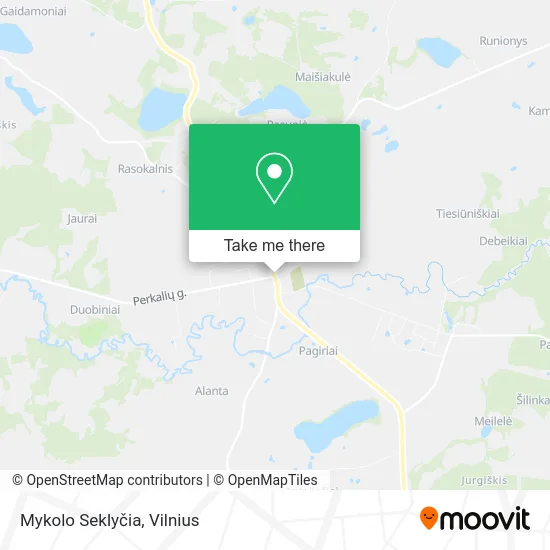 Карта Mykolo Seklyčia
