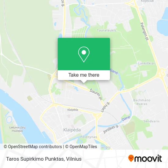 Карта Taros Supirkimo Punktas