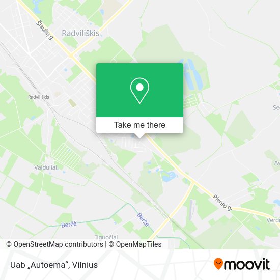Карта Uab „Autoema“