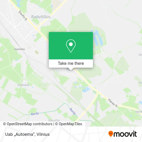 Карта Uab „Autoema“