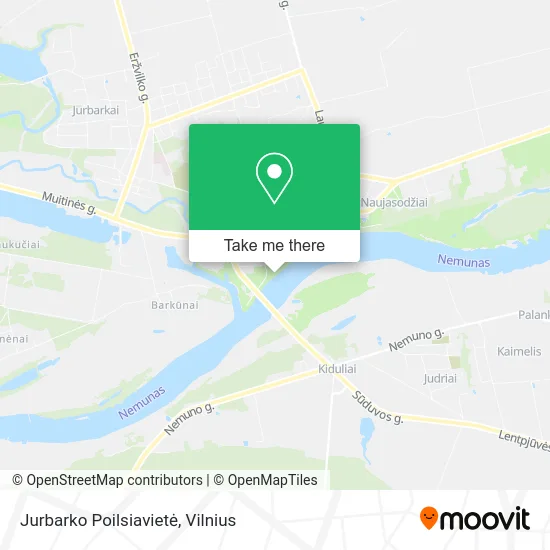 Карта Jurbarko Poilsiavietė