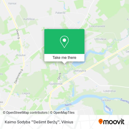 Карта Kaimo Sodyba ""Dešimt Beržų""
