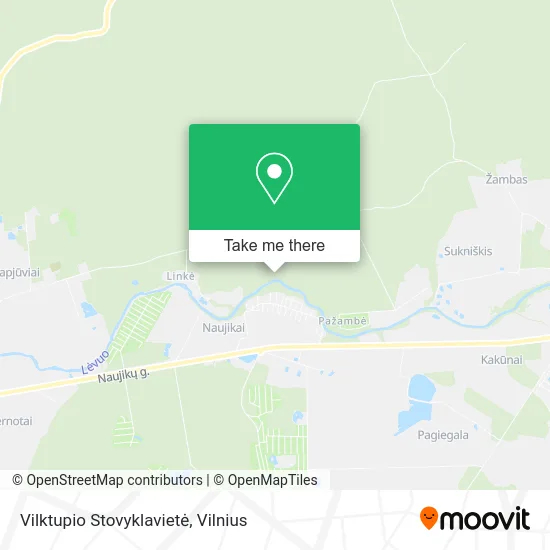 Карта Vilktupio Stovyklavietė