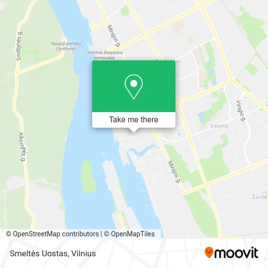 Карта Smeltės Uostas