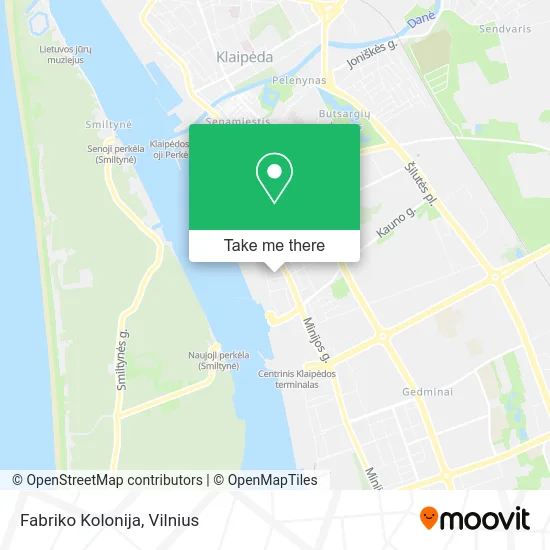 Карта Fabriko Kolonija