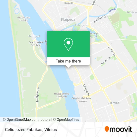 Карта Celiuliozės Fabrikas