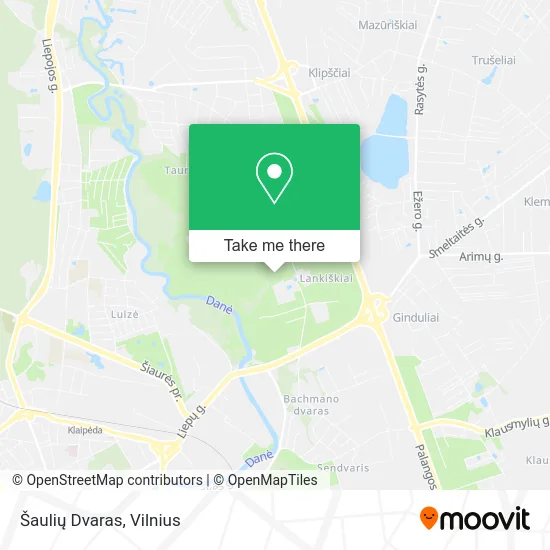 Карта Šaulių Dvaras