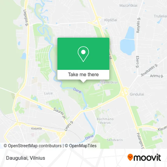 Карта Dauguliai